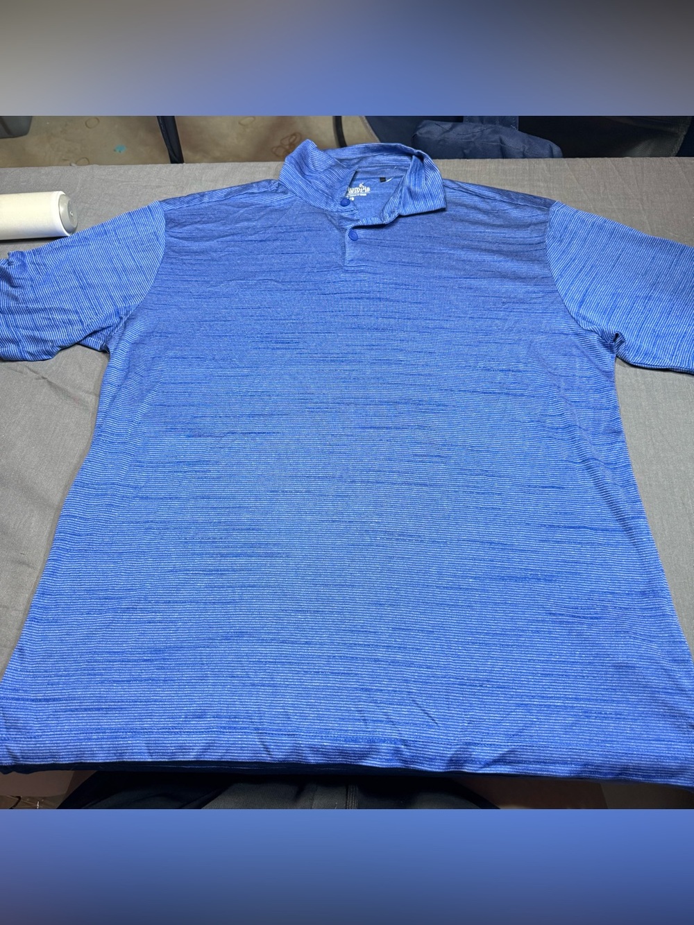 Columbia Men's Heathered Royal Blue Polo